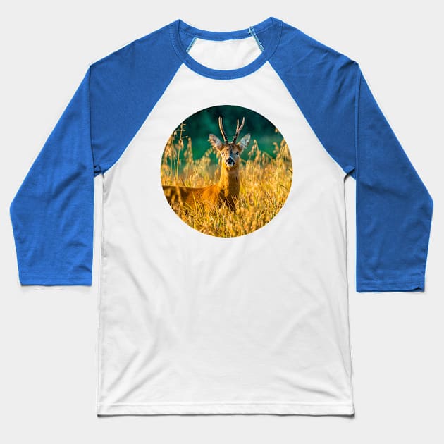 Alert Roebuck Baseball T-Shirt by dalyndigaital2@gmail.com